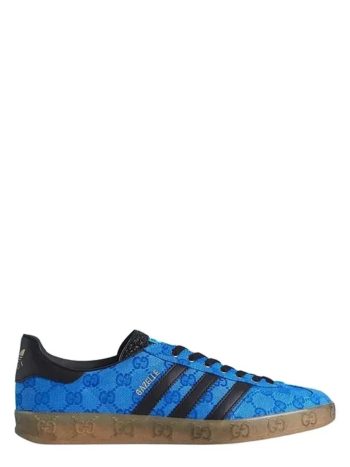 Adidas x Gucci Gazelle 'Blue Original GG canvas'