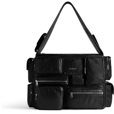 Balenciaga Superbusy Large Sling Bag in black