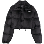 Miu Miu logo-print quilted puffer jacket
