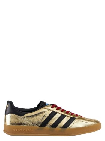Adidas x Gucci Gazelle Metallic Gold