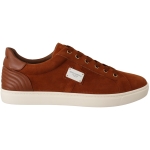 Dolce & Gabbana Elegant Light Brown Leather Sneakers