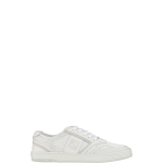 Fendi Elegant Low Top Calfskin Sneakers in White