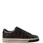 Dolce & Gabbana Elegant Exotic Leather Low-Top Sneakers