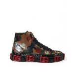 Dolce & Gabbana Multicolor High-Top Sneakers with Luxe Appeal