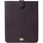 Dolce & Gabbana Elegant Leather Tablet Pouch in Rich Brown