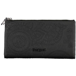 Desigual Chic Black Dual Compartment Wallet