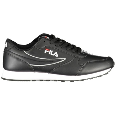Fila Sleek Black Sports Sneakers with Contrast Details