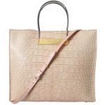 Balenciaga Alligator Leather Chic Pink Tote Bag