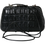 Balenciaga Elegant Crocodile Leather Evening Clutch