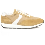 Cerruti 1881 Beige Calf Leather Men Sneaker
