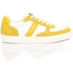 Cerruti 1881 Yellow Leather Men Sneaker