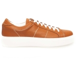 Cerruti 1881 Orange Leather Men Sneaker