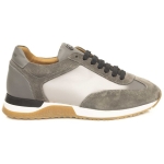 Cerruti 1881 Gray Leather Men Sneaker