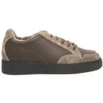 Cerruti 1881 Beige Leather Men Sneaker