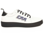 Cerruti 1881 White Leather Men's Sneaker