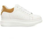 Cerruti 1881 White Leather Women Sneaker