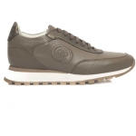Cerruti 1881 Beige Leather Women Sneaker