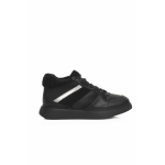 Cerruti 1881 Black Leather Women Sneaker