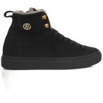 Cerruti 1881 Black Leather Women Sneaker
