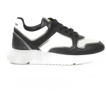 Cerruti 1881 Black Leather Women Sneaker