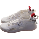 Christian Louboutin Arpoador Donna Flat White Laceup Suede Sneakers