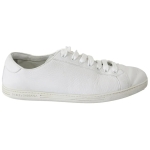Dolce & Gabbana White Saint Tropez Lace Up Men Sneakers Men Shoes