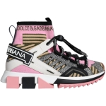 Dolce & Gabbana Multicolor Sorrento Socks Logo Sneakers Shoes