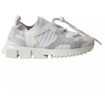 Dolce & Gabbana White Mesh Sorrento Trekking Sneakers Shoes