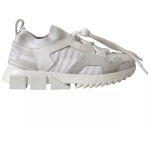 Dolce & Gabbana White Mesh Sorrento Trekking Sneakers Shoes