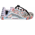 Dolce & Gabbana Multicolor Suede Fabric NS1 Sneakers Shoes