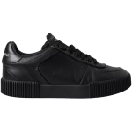Dolce & Gabbana Black Leather Low Top Sneakers Men Shoes