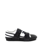 Burberry Black And White Cotton Sneaker