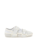 Burberry White Cotton Sneaker