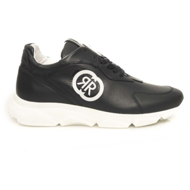 Cerruti 1881 Blue Leather Men Sneaker