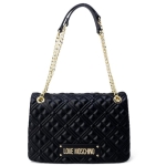 Love Moschino Gold Polyethylene Handbag
