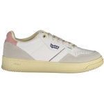 Gas White Artificial Leather Sneaker