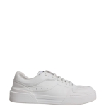 Dolce & Gabbana White Miami Leather Low Top Sneakers Shoes