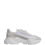 Dolce & Gabbana White Leather Daymaster Low Top Sneaker Shoes