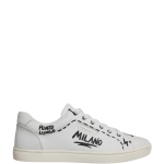 Dolce & Gabbana White Leather Milano Low Top Sneakers Shoes