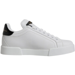 Dolce & Gabbana White Leather Classic Low Top Sneakers Shoes