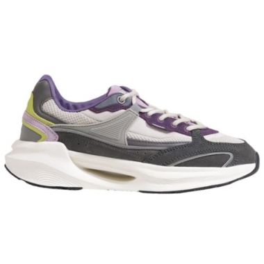 D.A.T.E Gray Fabric Sneaker