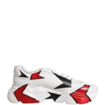 Dolce & Gabbana White Daymaster Hand Painted Sneakers Shoes