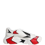 Dolce & Gabbana White Daymaster Hand Painted Sneakers Shoes