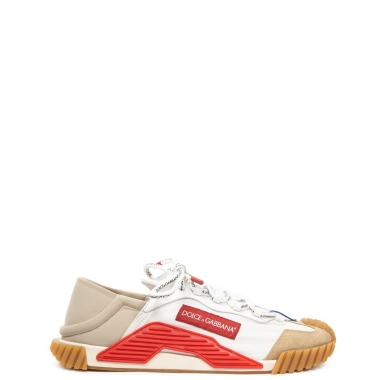 Dolce & Gabbana White Nylon Sneaker