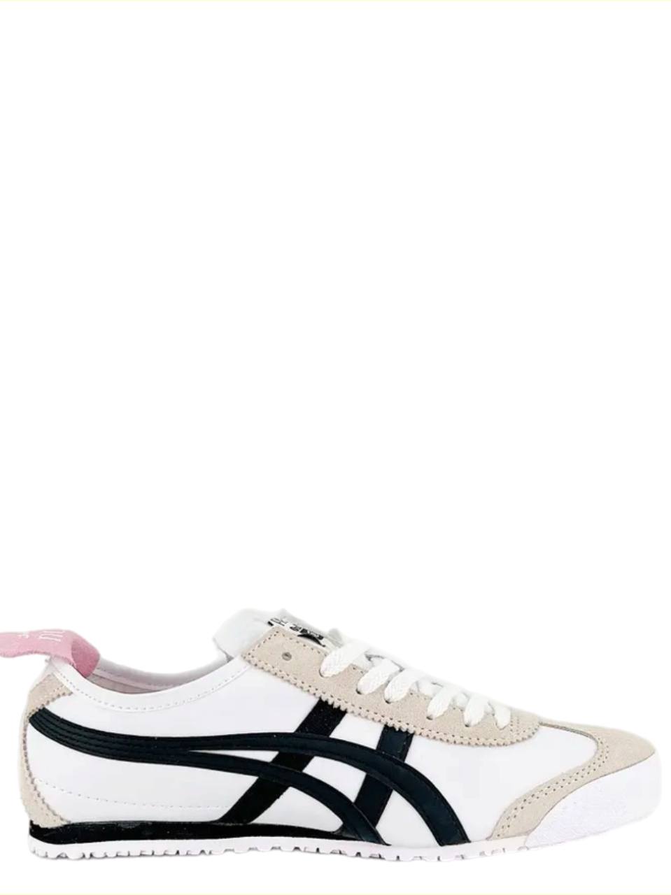 Patou x Onitsuka Tiger Mexico 66 trainers in nappa White/Black