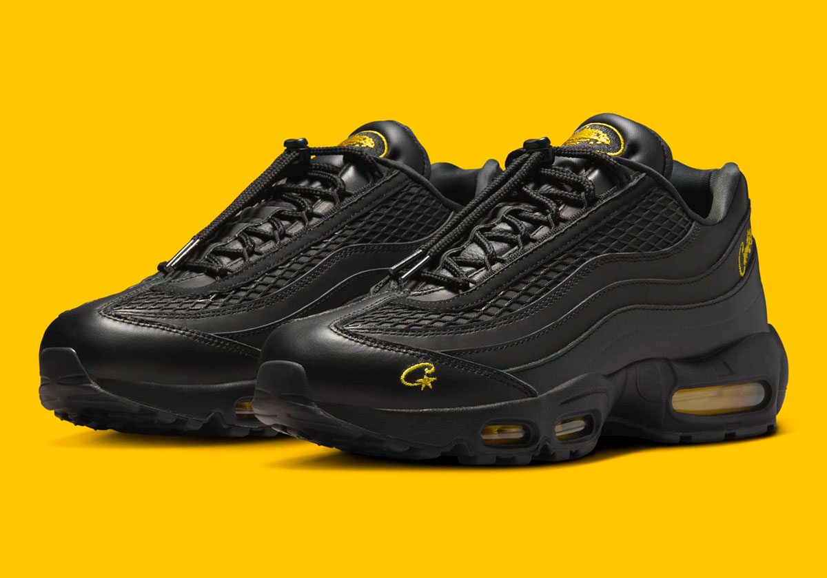 Corteiz Nike Air Max 95 Black Tour Yellow Fb2709 003 3