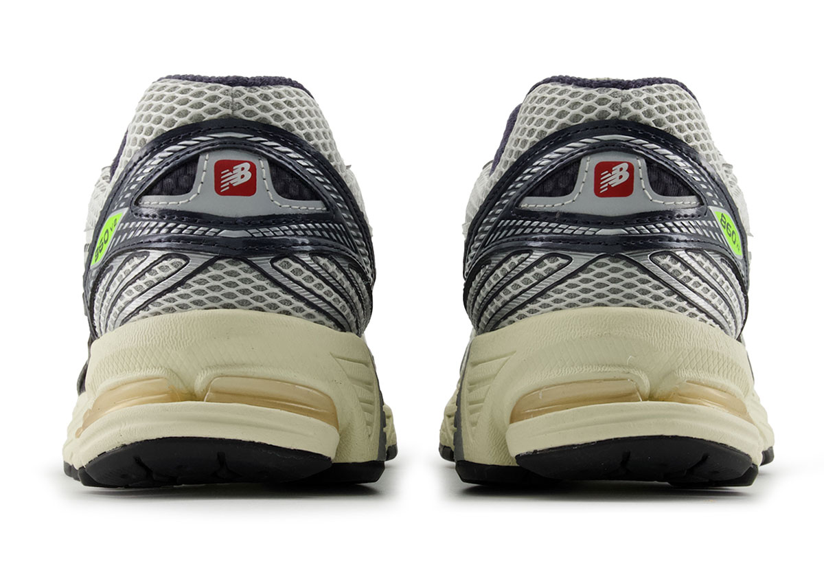 New Balance 860v2 Cream Navy Neon Ml860sn2 6