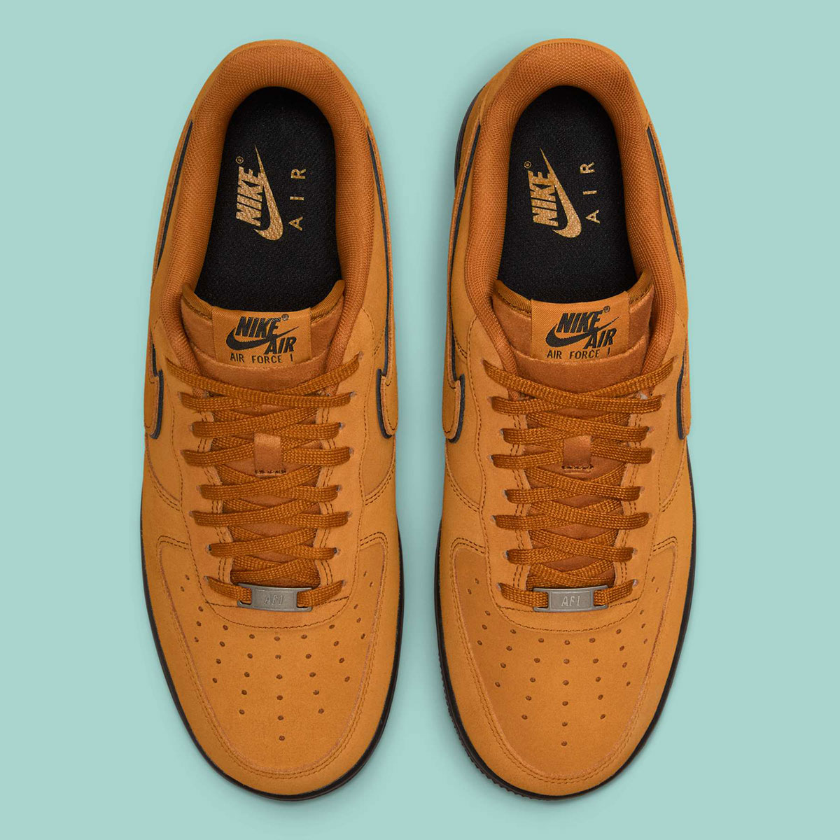 Nike Air Force 1 Low Desert Ochre Black Hq1966 700 7