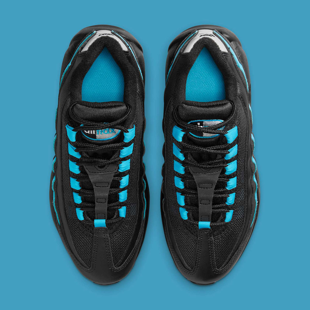 Nike Air Max 95 Gs Black Baltic Blue Pearl Grey Ii4053 010 2