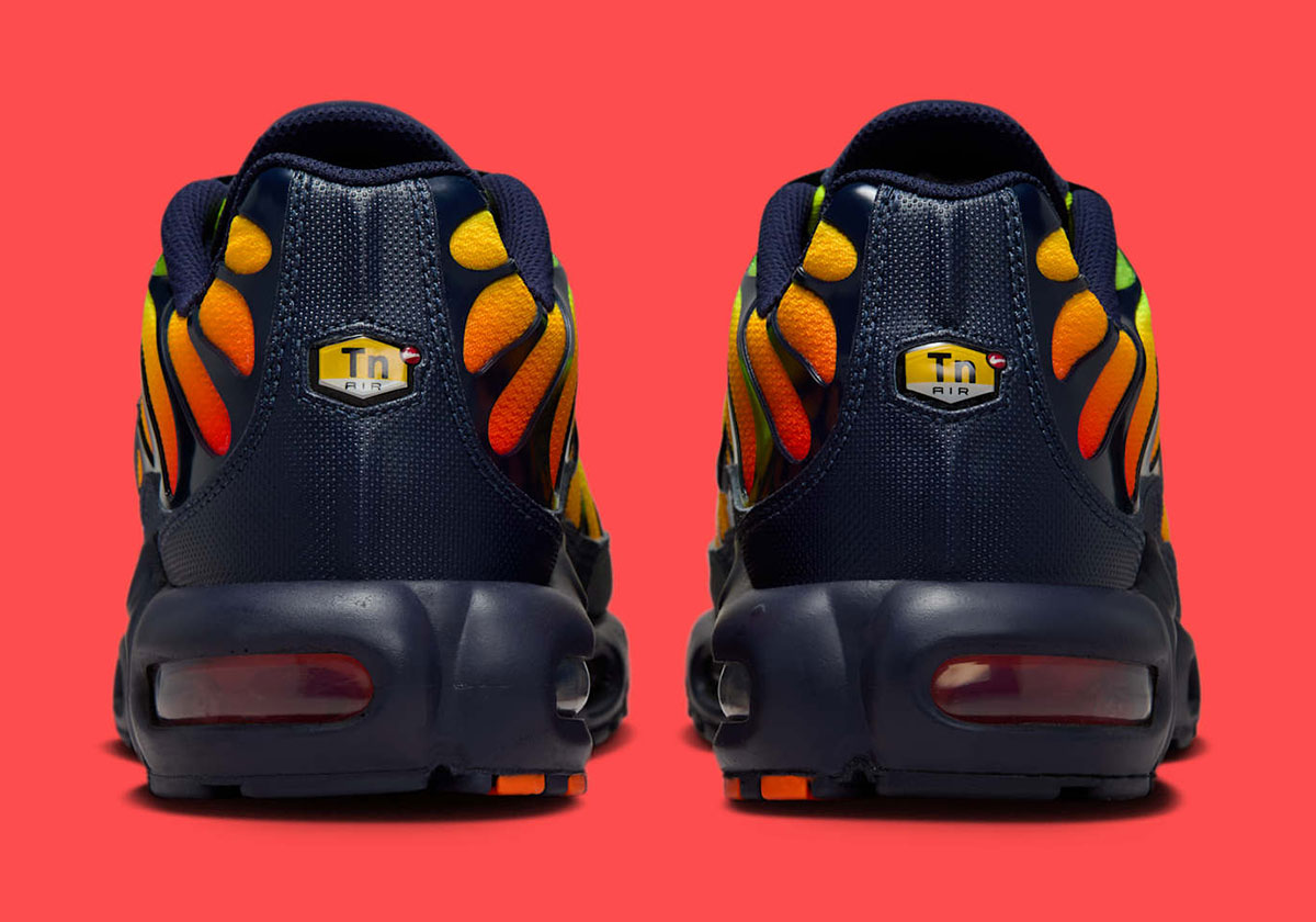 Nike Air Max Plus Lemon Venom Hyper Crimson Laser Orange Blackened Blue Dm0032 701 3